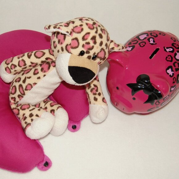 Bundle of 3: Circo Cheetah, Travel Pillow, & Piggy Bank - Picture 7 of 9